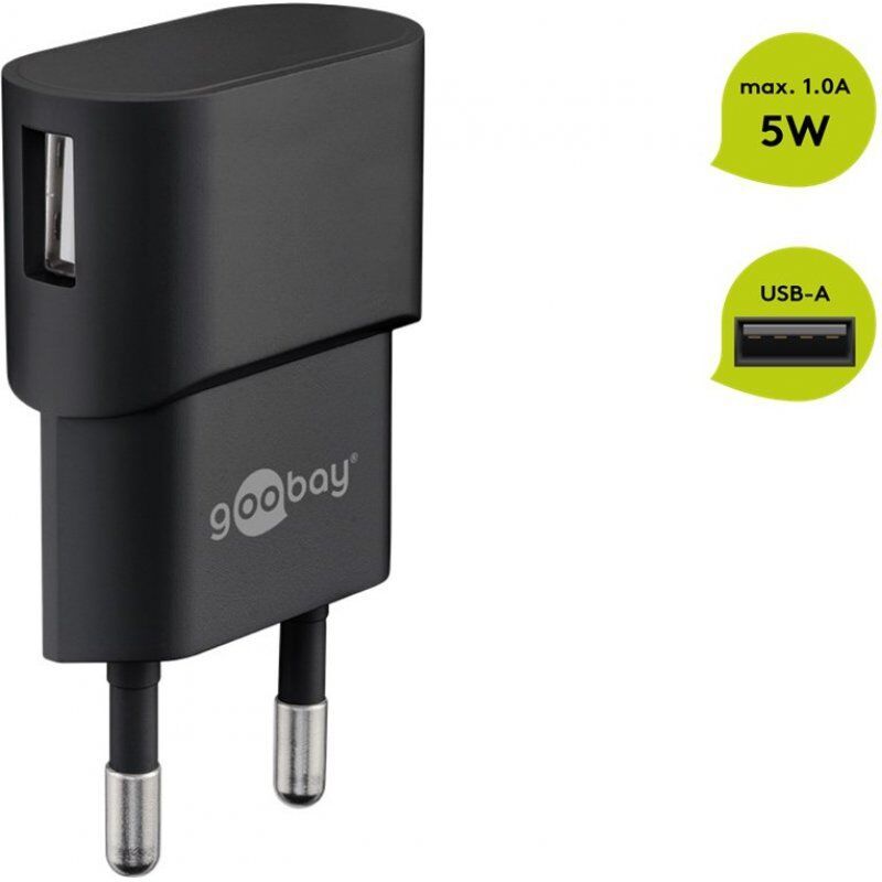 Goobay USB Charger (5 W) Black
