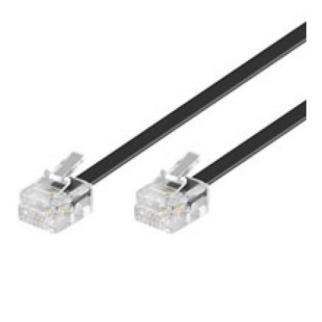 Goobay 10m RJ-11 Cable Noir
