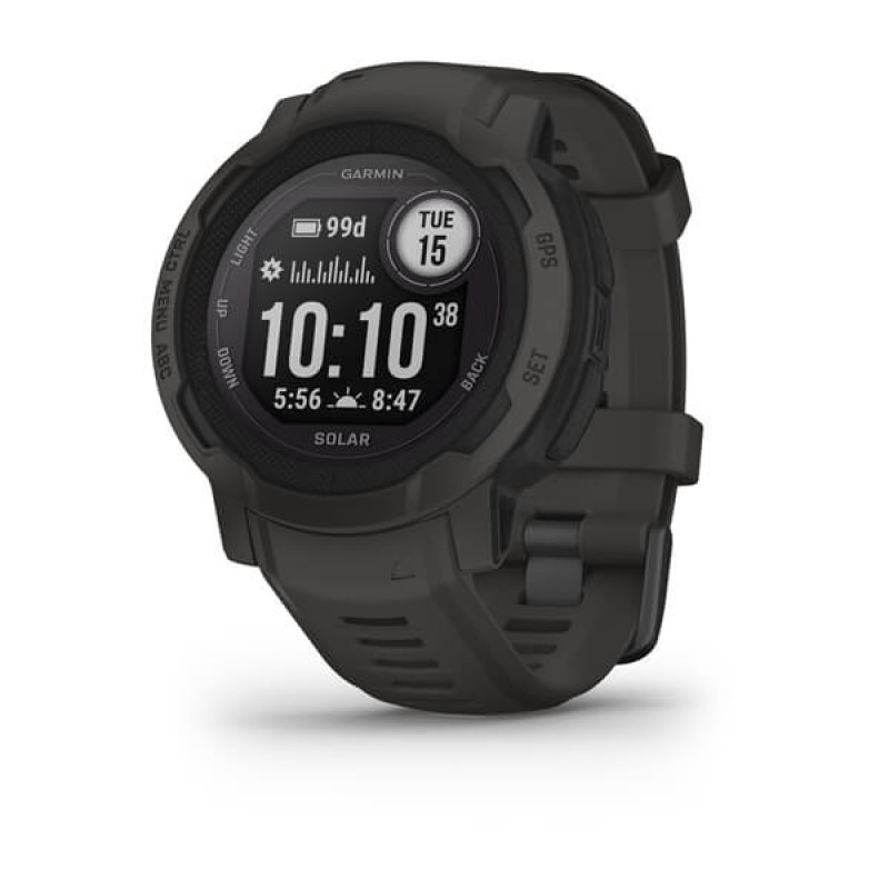 Garmin Instinct 2 Solar 2,29 cm (0.9") MIP 45 mm Numérique 176 x 176 pixels Graphite GPS (satellite)