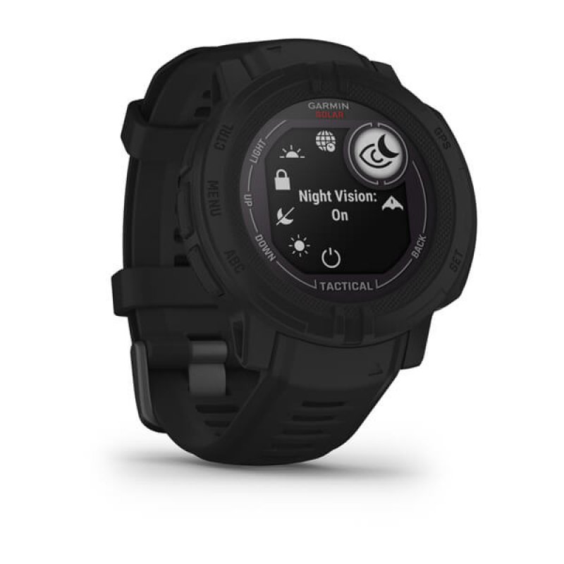 Garmin Instinct 2 Solar Tactical Edition 2,29 cm (0.9") MIP 45 mm Numérique 176 x 176 pixels Noir GPS (satellite)