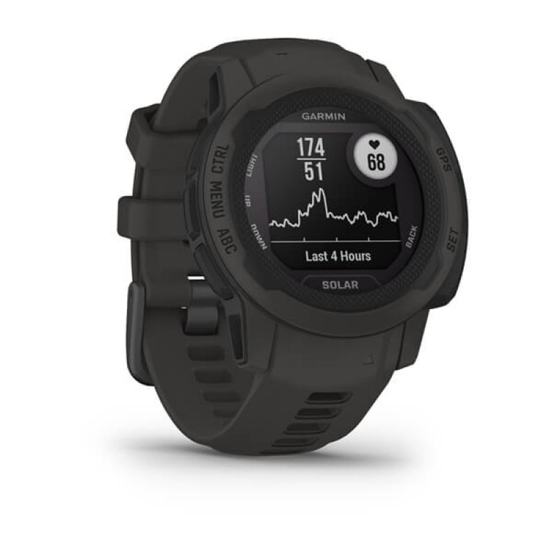 Garmin Instinct 2S Solar 2,01 cm (0.79") MIP 40 mm Numérique 156 x 156 pixels Graphite GPS (satellite)