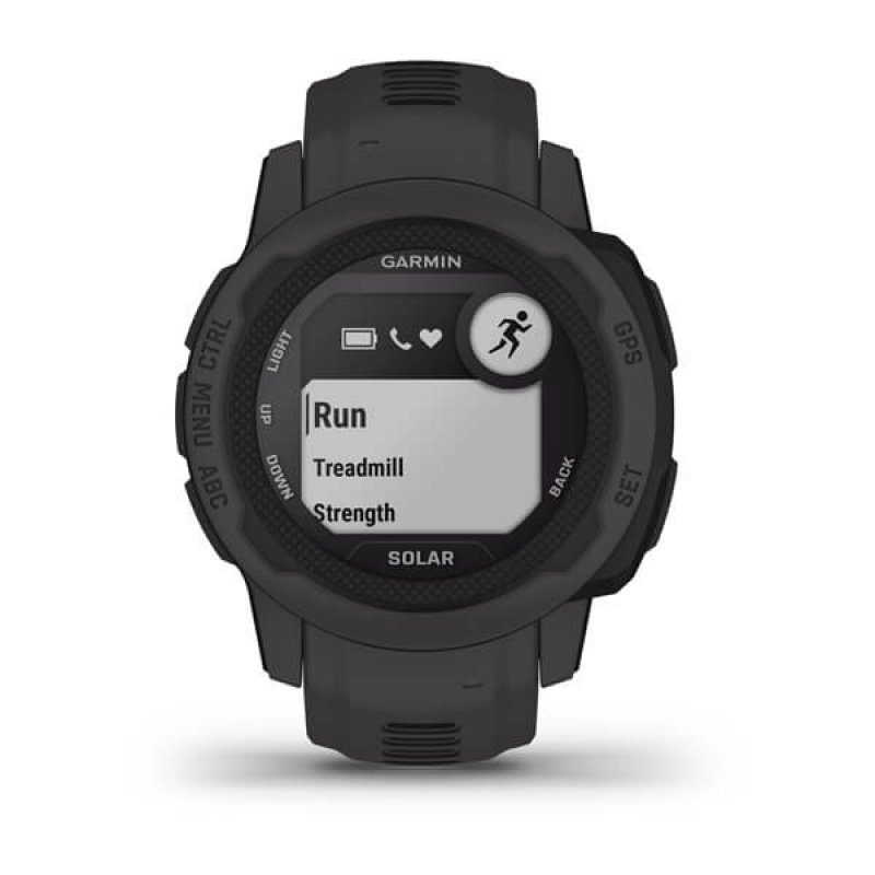 Garmin Instinct 2S Solar 2,01 cm (0.79") MIP 40 mm Numérique 156 x 156 pixels Graphite GPS (satellite)