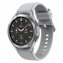 Samsung Galaxy Watch4 Classic 3.56 cm (1.4") Super AMOLED 46 mm Digital 450 x 450 pixels Touchscreen Silver Wi-Fi GPS (s
