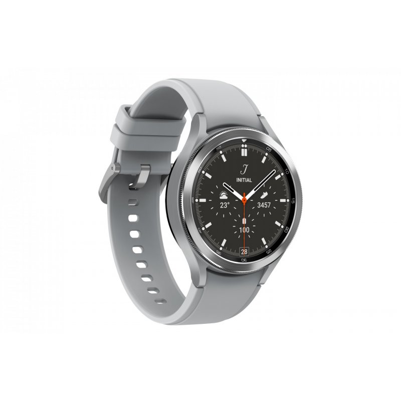 Samsung Galaxy Watch4 Classic 3.56 cm (1.4") Super AMOLED 46 mm Digital 450 x 450 pixels Touchscreen Silver Wi-Fi GPS (s