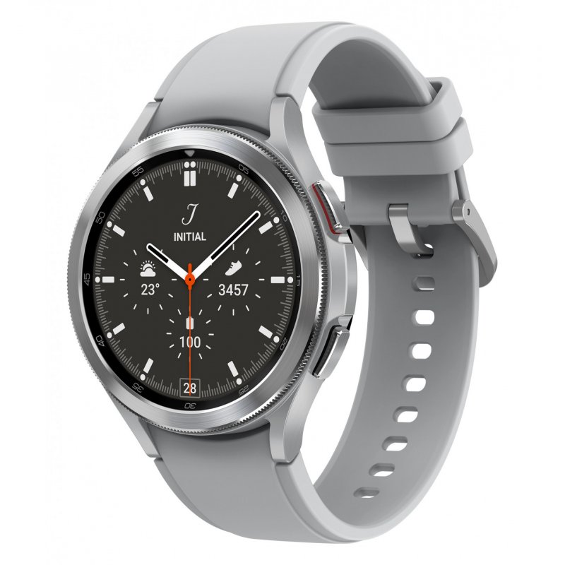 Samsung Galaxy Watch4 Classic 3,56 cm (1.4") Super AMOLED 46 mm Numérique 450 x 450 pixels Écran tactile 4G Argent Wif
