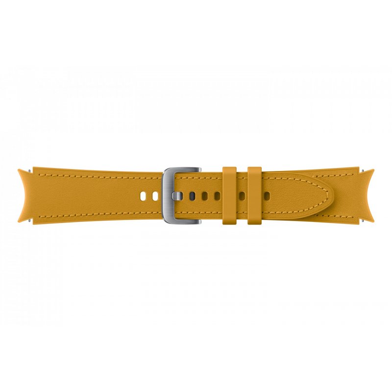 Sam Hybrid Leather Band 20 mm ye | für Galaxy Watch 4/Classic Mustard