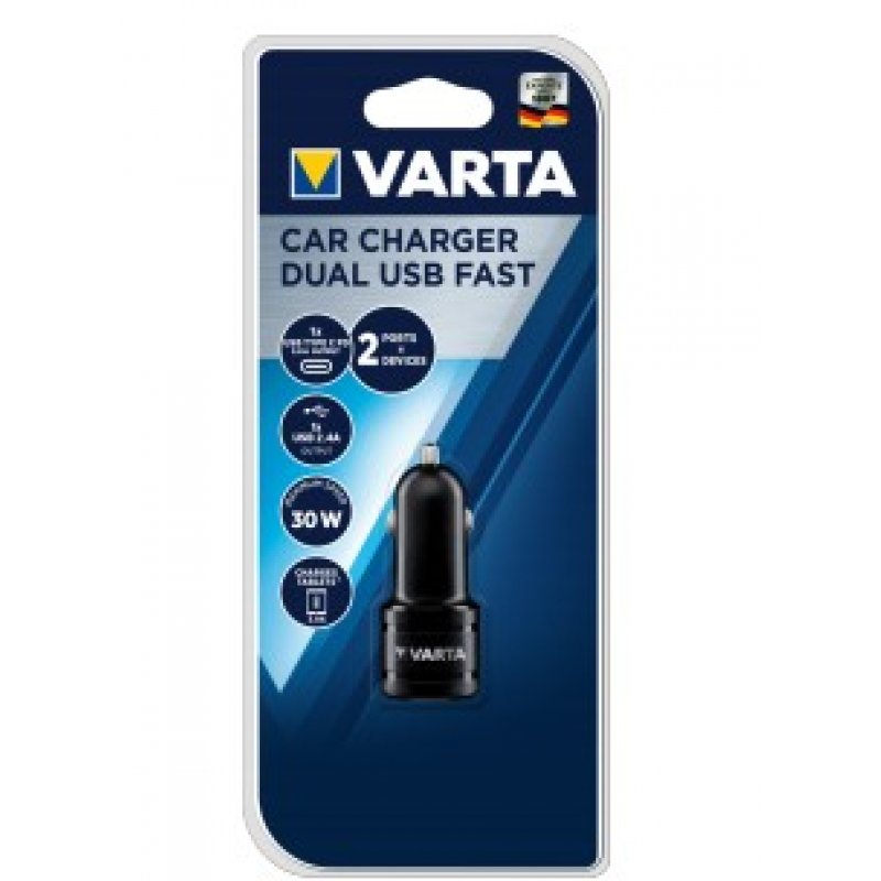 Varta 57932 101 401 chargeur d'appareils mobiles Universel Noir Allume-cigare Auto