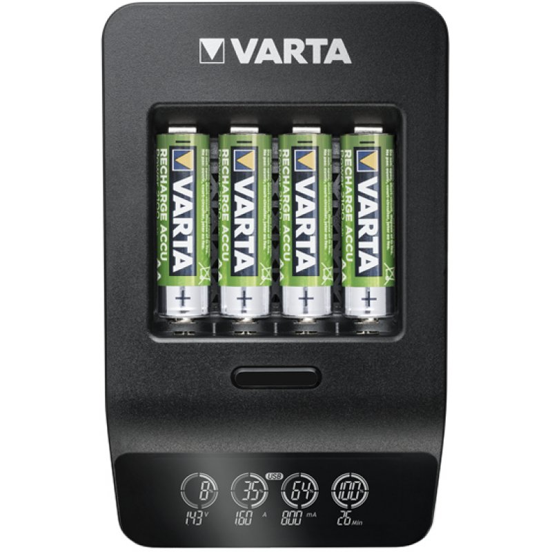 Vart Akku Ladegerät AA 2100mAh USB, Ret. | LCD Smart Charger+