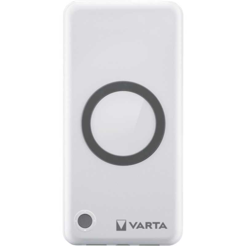 Varta 57913 Lithium Polymère (LiPo) 10000 mAh Recharge sans fil Blanc