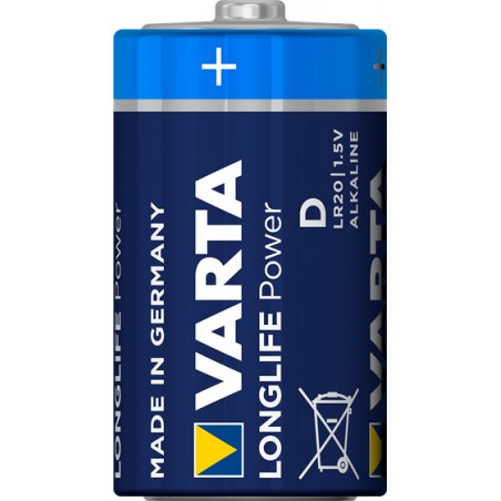 Varta 4920 121 414 Batterie à usage unique D Dioxyde de zinc et de manganèse (Zn/MnO2)