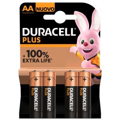 Duracell Alka Plus AA 4er-Pack