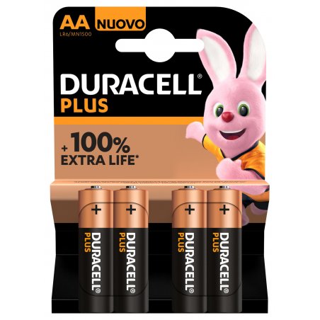 Duracell Alka Plus AA 4er-Pack