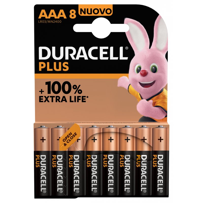 Duracell Alka Plus  AAA 8er-Pack
