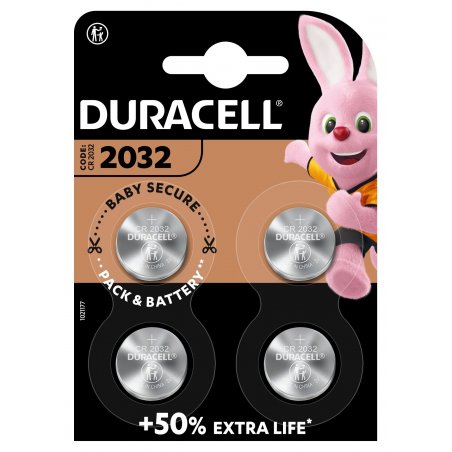 Duracell Electro Lithium CR2032 3V 4er