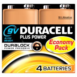 Duracell Plus Power Single-use battery 9V Alkaline