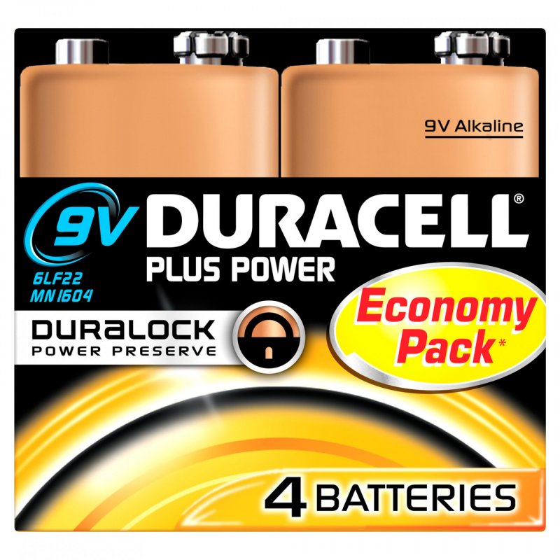 Duracell Plus Power Batterie à usage unique 9V Alcaline