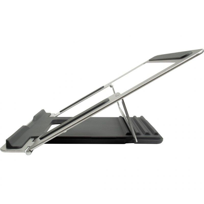 Inter-Tech NBS-100 Supports de Notebook Noir, Argent