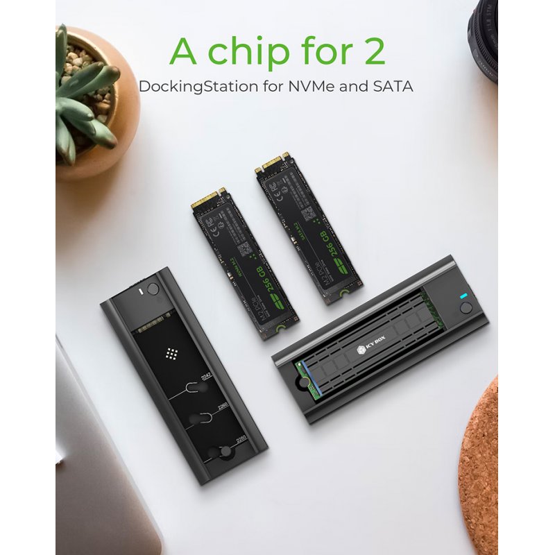 ICY BOX IB-180MC-C31 SSD enclosure Black M.2