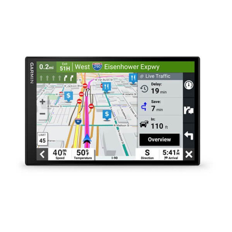 Garmin DriveSmart 86 navigator Fixed 20.3 cm (8") TFT Touchscreen 295.2 g Black
