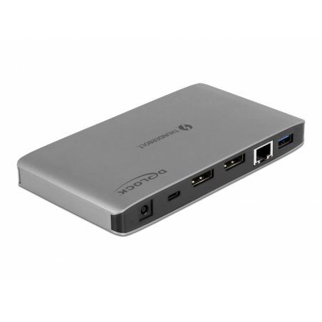 DeLOCK 87777 notebook dock/port replicator Wired Thunderbolt 3 Grey