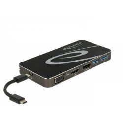 DeLOCK 87773 notebook dock/port replicator Wired USB 3.2 Gen 1 (3.1 Gen 1) Type-C Black
