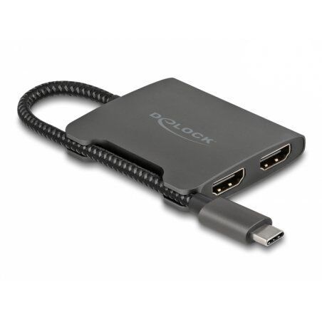 DeLOCK USB-C Splitter2xHDMI MST 4K 60Hz | 87778