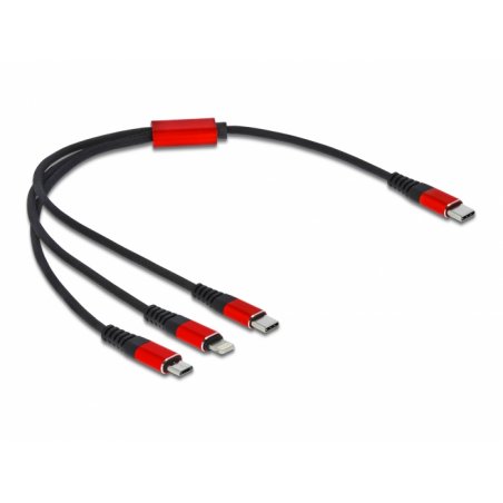 DeLOCK USB 3in1Typ-CLight mUSB/-C 0,30m | 86710