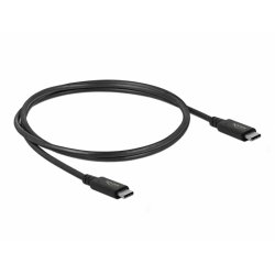 DeLOCK Kabel USB4 40Gbps koaxial 0,8m bk | 86979