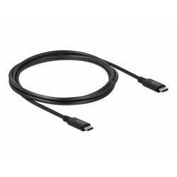 DeLOCK 86980 USB cable 2 m USB4 Gen 2x2 USB C Black