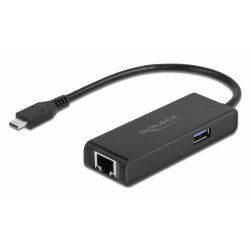 DeLOCK Adaptateur USB Type-C™ à 2,5 Gigabit LAN avec USB Type-A femelle