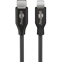 goobay Kabel Lightning USB-C     bk 1,0m | 39445