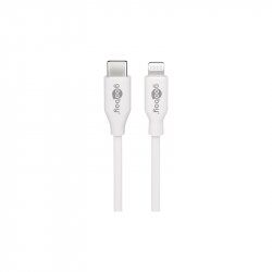 Goobay 39446 lightning cable 1 m White