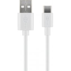 goobay Kabel USB-C/A 2.0         wh 1,0m | 45563