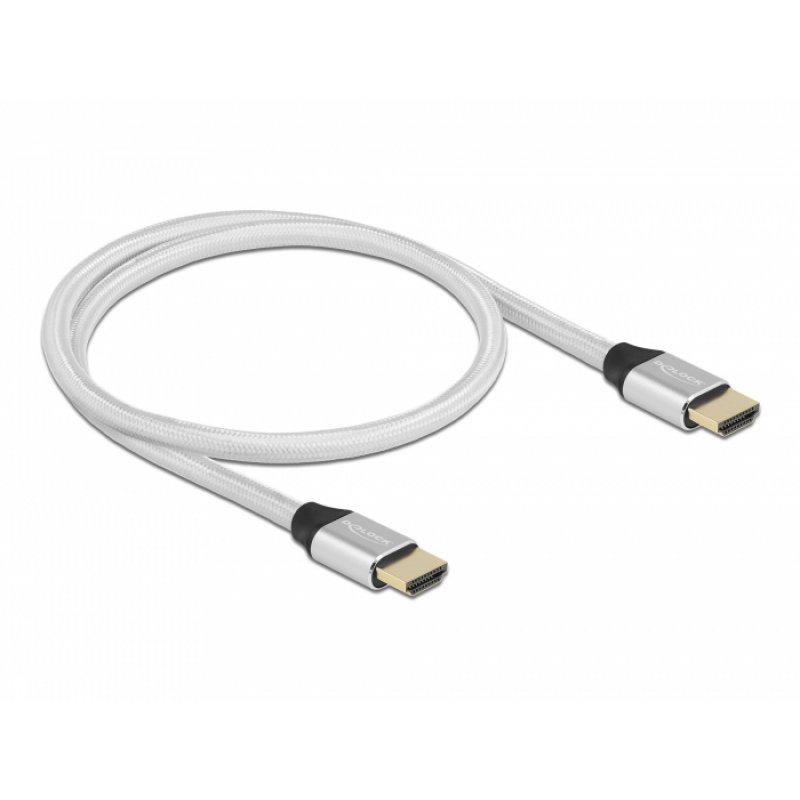 DeLOCK 85365 câble HDMI 0,5 m HDMI Type A (Standard) Argent