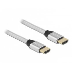 DeLOCK 85367 câble HDMI 2 m HDMI Type A (Standard) Argent
