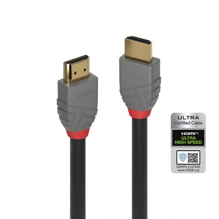Lindy 36951 câble HDMI 0,5 m HDMI Type A (Standard) Noir