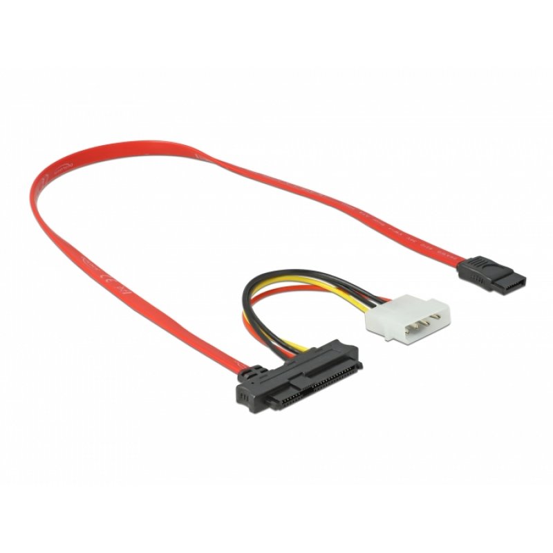 DeLOCK SAS SFF-8482+PW1x SATA 7Pin 0,5m | 82219