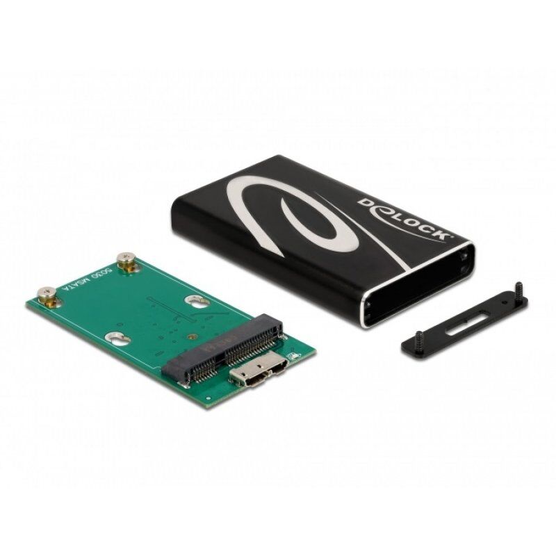 DeLOCK Ext.Ge. SuperS. USB f. mSATA SSD | 42006