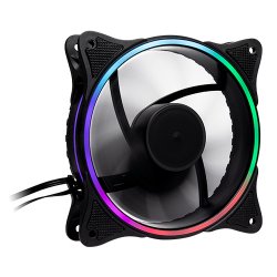 Inter-Tech 888860272 système de refroidissement d’ordinateur Universel Ventilateur 12 cm Noir 1 pièce(s)