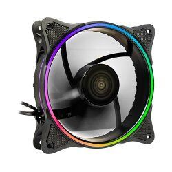Inter-Tech 88885552 système de refroidissement d’ordinateur Boitier PC Ventilateur 12 cm Noir
