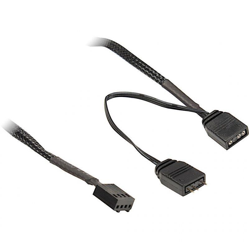 Inter-Tech Argus L-12025W Boitier PC Ventilateur 12 cm Blanc 1 pièce(s)