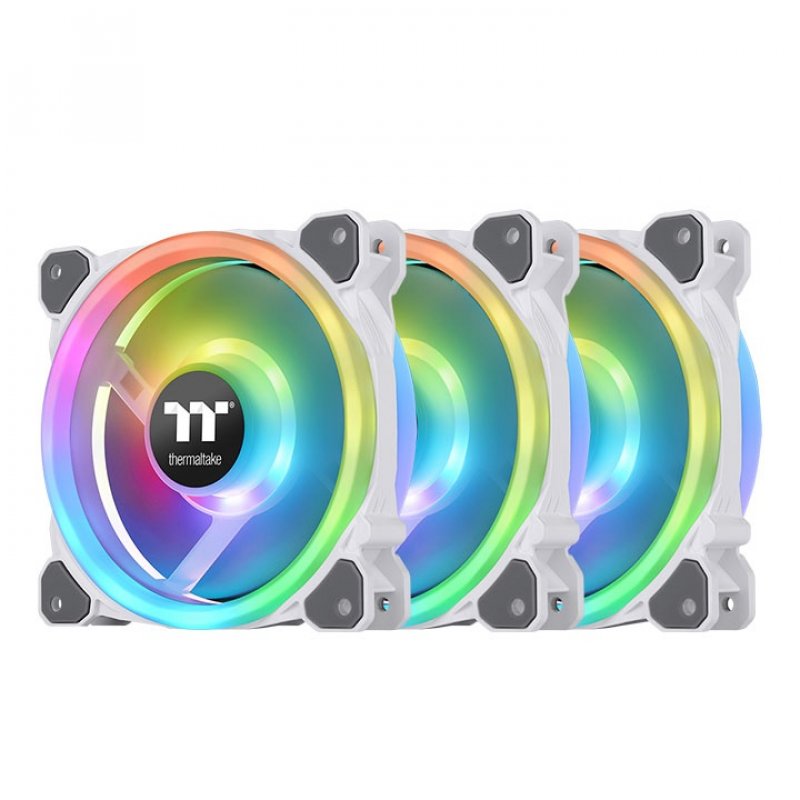 TT Riing Trio 12 RGB Radi. wh 120x120x25 | CL-F126-PL12SW-A