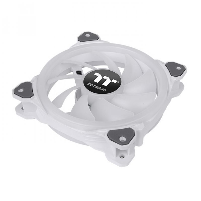 Thermaltake Riing Trio 12 RGB Radiator Fan White TT Premium Edition Universel Ventilateur 12 cm Blanc 3 pièce(s)
