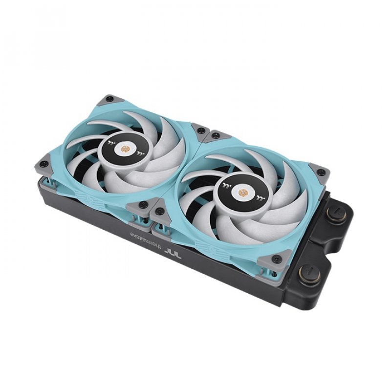 Thermaltake Toughfan 12 Turquoise High Static Pressure Radiator Fan Universal 12 cm Blue 1 pc(s)