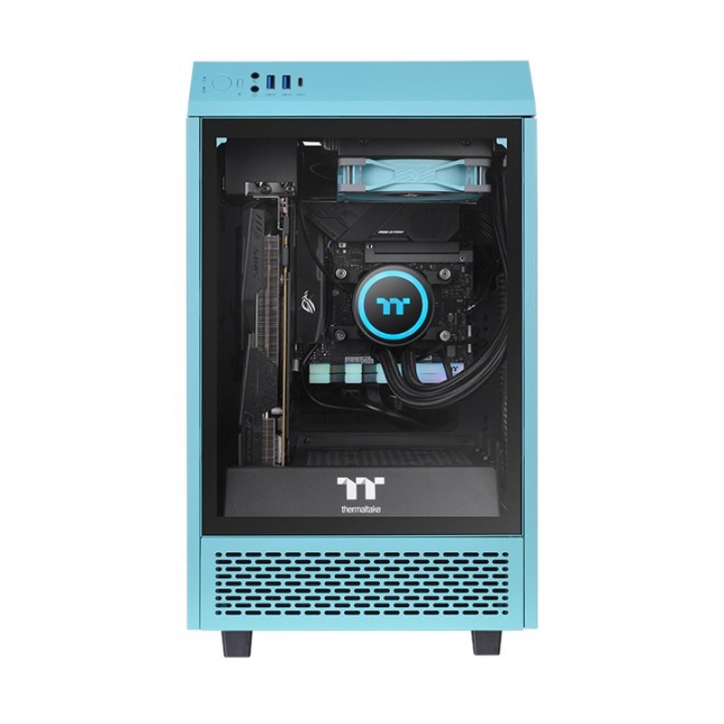 Thermaltake Toughfan 12 Turquoise High Static Pressure Radiator Fan Universel Ventilateur 12 cm Bleu 1 pièce(s)