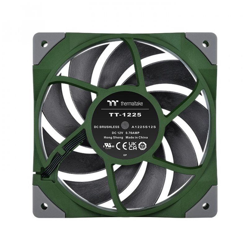 Thermaltake Toughfan 12 Racing Green High Static Pressure Radiator Fan Universal 12 cm 1 pc(s)