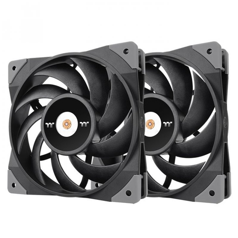 TT TOUGHFAN 12 Radi.Fan 2P bk 120x120x25 | CL-F082-PL12BL-A