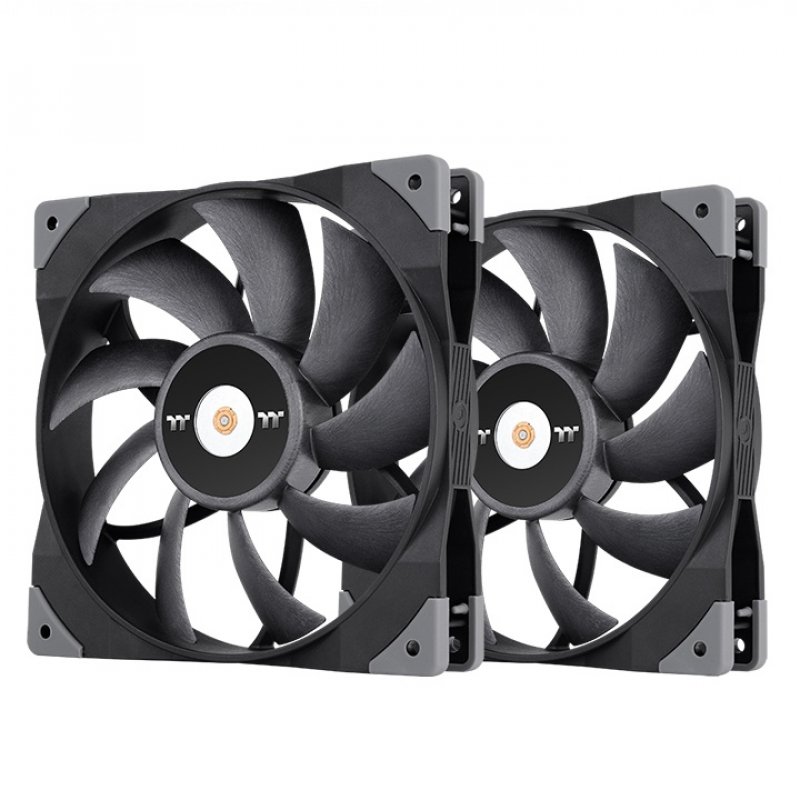 Thermaltake TOUGHFAN 14 Boitier PC Ventilateur 14 cm Noir 2 pièce(s)