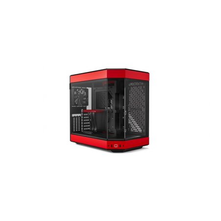 HYTE Y60 Midi Tower Noir, Rouge