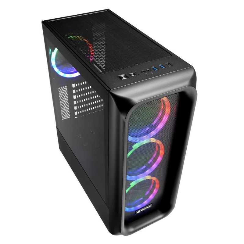 Sharkoon TK5M RGB ATX Bureau Noir